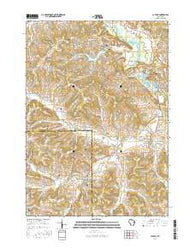 La Valle Wisconsin Current topographic map, 1:24000 scale, 7.5 X 7.5 Minute, Year 2016