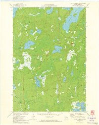 Lac Du Flambeau SW Wisconsin Historical topographic map, 1:24000 scale, 7.5 X 7.5 Minute, Year 1971