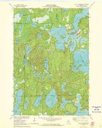 Lac Du Flambeau Wisconsin Historical topographic map, 1:24000 scale, 7.5 X 7.5 Minute, Year 1971