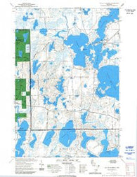 Lac Du Flambeau Wisconsin Historical topographic map, 1:24000 scale, 7.5 X 7.5 Minute, Year 1971