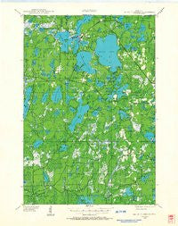 Lac Du Flambeau Wisconsin Historical topographic map, 1:48000 scale, 15 X 15 Minute, Year 1938