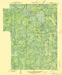 Lac Du Flambeau Wisconsin Historical topographic map, 1:48000 scale, 15 X 15 Minute, Year 1946