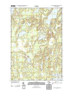 Lac du Flambeau SW Wisconsin Historical topographic map, 1:24000 scale, 7.5 X 7.5 Minute, Year 2013
