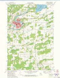 Ladysmith Wisconsin Historical topographic map, 1:24000 scale, 7.5 X 7.5 Minute, Year 1971