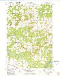 Lake Eau Claire West Wisconsin Historical topographic map, 1:24000 scale, 7.5 X 7.5 Minute, Year 1979