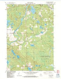 Lake Julia Wisconsin Historical topographic map, 1:24000 scale, 7.5 X 7.5 Minute, Year 1982