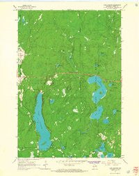 Lake Lucerne Wisconsin Historical topographic map, 1:24000 scale, 7.5 X 7.5 Minute, Year 1965
