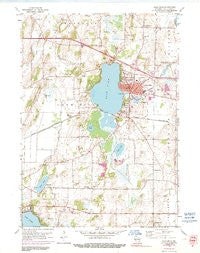 Lake Mills Wisconsin Historical topographic map, 1:24000 scale, 7.5 X 7.5 Minute, Year 1959