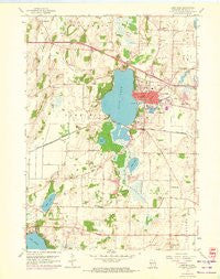 Lake Mills Wisconsin Historical topographic map, 1:24000 scale, 7.5 X 7.5 Minute, Year 1959