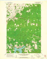 Lake Nebagamon Wisconsin Historical topographic map, 1:24000 scale, 7.5 X 7.5 Minute, Year 1961