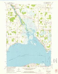 Lake Poygan Wisconsin Historical topographic map, 1:24000 scale, 7.5 X 7.5 Minute, Year 1961