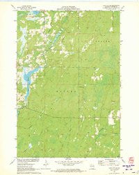 Lake Winter Wisconsin Historical topographic map, 1:24000 scale, 7.5 X 7.5 Minute, Year 1971