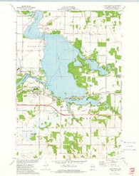 Lake Wissota Wisconsin Historical topographic map, 1:24000 scale, 7.5 X 7.5 Minute, Year 1972