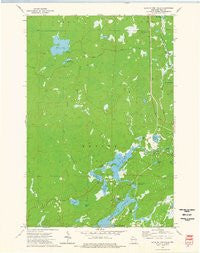 Lake of The Falls Wisconsin Historical topographic map, 1:24000 scale, 7.5 X 7.5 Minute, Year 1973