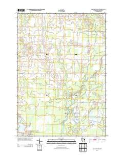 Lake Dexter Wisconsin Historical topographic map, 1:24000 scale, 7.5 X 7.5 Minute, Year 2013