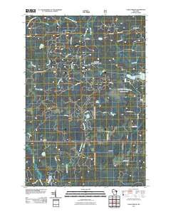 Lake Gordon Wisconsin Historical topographic map, 1:24000 scale, 7.5 X 7.5 Minute, Year 2011