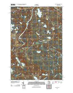 Lake Julia Wisconsin Historical topographic map, 1:24000 scale, 7.5 X 7.5 Minute, Year 2010