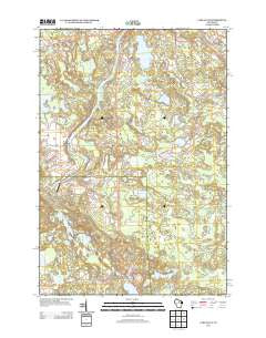 Lake Julia Wisconsin Historical topographic map, 1:24000 scale, 7.5 X 7.5 Minute, Year 2013