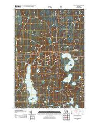Lake Lucerne Wisconsin Historical topographic map, 1:24000 scale, 7.5 X 7.5 Minute, Year 2011