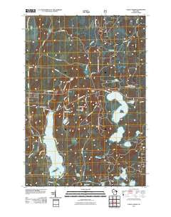 Lake Lucerne Wisconsin Historical topographic map, 1:24000 scale, 7.5 X 7.5 Minute, Year 2011