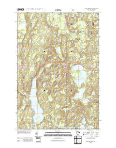 Lake Lucerne Wisconsin Historical topographic map, 1:24000 scale, 7.5 X 7.5 Minute, Year 2013