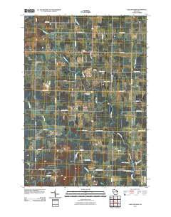 Lake Manakiki Wisconsin Historical topographic map, 1:24000 scale, 7.5 X 7.5 Minute, Year 2010