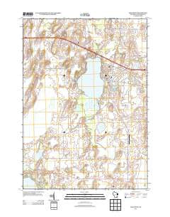 Lake Mills Wisconsin Historical topographic map, 1:24000 scale, 7.5 X 7.5 Minute, Year 2013