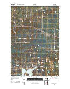 Lake Nebagamon Wisconsin Historical topographic map, 1:24000 scale, 7.5 X 7.5 Minute, Year 2010