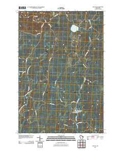 Lake Six Wisconsin Historical topographic map, 1:24000 scale, 7.5 X 7.5 Minute, Year 2010