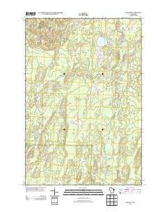 Lake Six Wisconsin Historical topographic map, 1:24000 scale, 7.5 X 7.5 Minute, Year 2013