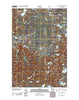 Lake Tahkodah Wisconsin Historical topographic map, 1:24000 scale, 7.5 X 7.5 Minute, Year 2011
