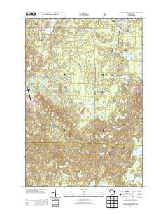 Lake Tahkodah Wisconsin Historical topographic map, 1:24000 scale, 7.5 X 7.5 Minute, Year 2013