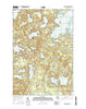 Lake Tomahawk Wisconsin Current topographic map, 1:24000 scale, 7.5 X 7.5 Minute, Year 2015