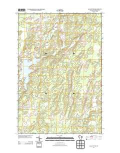 Lake Winter Wisconsin Historical topographic map, 1:24000 scale, 7.5 X 7.5 Minute, Year 2013