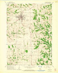 Lancaster Wisconsin Historical topographic map, 1:24000 scale, 7.5 X 7.5 Minute, Year 1962