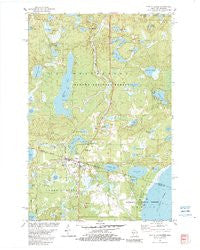 Land O'Lakes Wisconsin Historical topographic map, 1:24000 scale, 7.5 X 7.5 Minute, Year 1982