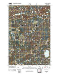 Langlade Wisconsin Historical topographic map, 1:24000 scale, 7.5 X 7.5 Minute, Year 2011