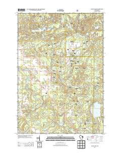 Langlade Wisconsin Historical topographic map, 1:24000 scale, 7.5 X 7.5 Minute, Year 2013
