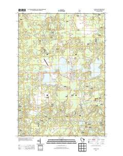 Laona Wisconsin Historical topographic map, 1:24000 scale, 7.5 X 7.5 Minute, Year 2013