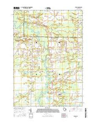 Leeman Wisconsin Current topographic map, 1:24000 scale, 7.5 X 7.5 Minute, Year 2016