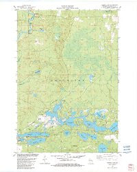 Legend Lake Wisconsin Historical topographic map, 1:24000 scale, 7.5 X 7.5 Minute, Year 1982