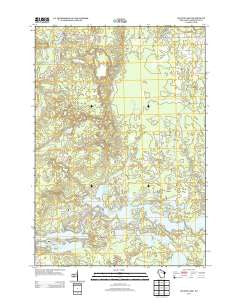 Legend Lake Wisconsin Historical topographic map, 1:24000 scale, 7.5 X 7.5 Minute, Year 2013