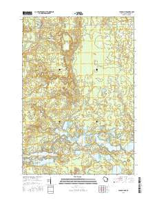 Legend Lake Wisconsin Current topographic map, 1:24000 scale, 7.5 X 7.5 Minute, Year 2016