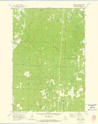 Lehman Lake Wisconsin Historical topographic map, 1:24000 scale, 7.5 X 7.5 Minute, Year 1972
