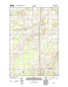 Lena Wisconsin Historical topographic map, 1:24000 scale, 7.5 X 7.5 Minute, Year 2013