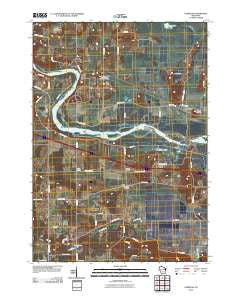 Lewiston Wisconsin Historical topographic map, 1:24000 scale, 7.5 X 7.5 Minute, Year 2010