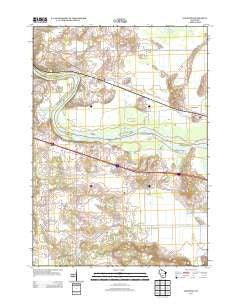 Lewiston Wisconsin Historical topographic map, 1:24000 scale, 7.5 X 7.5 Minute, Year 2013
