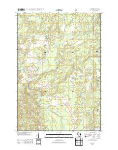 Lily Wisconsin Historical topographic map, 1:24000 scale, 7.5 X 7.5 Minute, Year 2013