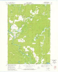 Lily Wisconsin Historical topographic map, 1:24000 scale, 7.5 X 7.5 Minute, Year 1973