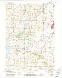 Lima Center Wisconsin Historical topographic map, 1:24000 scale, 7.5 X 7.5 Minute, Year 1960